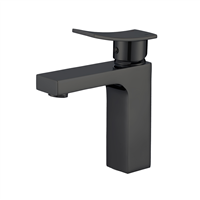 Pelican PL-8142 Single Hole Bathroom Faucet - Matte Black